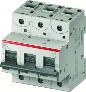 Автоматический выключатель ABB S800C, 3 полюса, 100A, тип D, 10kA