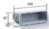Sarlam коробка монтажная для Kalank 93x87x245 мм, термопластик