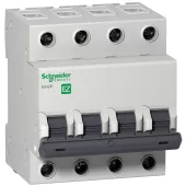 Автоматический выключатель Schneider Electric Easy9, 4 полюса, 40A, тип B, 4,5kA