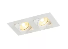 Donolux LED Skelin св-к встраиваемый поворотный, GU10, D180х92хH28мм, IP20, белый RAL9003, без лампы