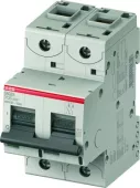 Автоматический выключатель ABB S800C, 2 полюса, 100A, тип D, 10kA