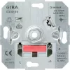 Светорегулятор поворотный Gira System 55 для ламп накаливания 230в и галогеновых ламп 220в, без нейтрали, кремовый глянцевый