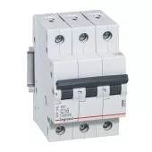 Автоматический выключатель Legrand RX3, 3 полюса, 20A, тип C, 4,5kA