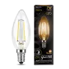 Лампа Gauss Black Filament Свеча 7W 550lm 2700К Е14 LED 220V (фото 1)