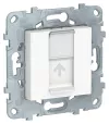 SE UNICA NEW РОЗЕТКА компьютерная, RJ45, одиночная, кат. 5е UTP, БЕЛЫЙ (фото 2)