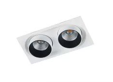 Donolux LED Periscope св-к встраиваемый,30Вт, L185хW98хH98мм, 2200Лм, 38°, 3000К, IP20, Ra >90, белы