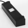Werkel черный матовый Hammer Розеточный блок 4-х местный + 3 USB