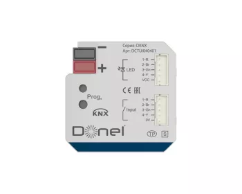 KNX Универсальный интерфейс , 4 канала, 12 В