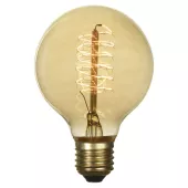 Lussole Лампа накаливания Loft E27 60Вт Led 2100K 160 lumen 220 lumen d80 h120 GF-E-7125
