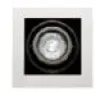 Targetti светильник встраиваемый регулируемый KR1,  черного цвета,  14,4х14,4х13см,  1хQR-CB 51 max