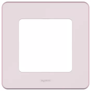 Рамка универсальная на 1 пост Legrand Inspiria, цвет - розовый