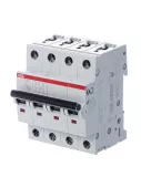 Автоматический выключатель ABB S200, 4 полюса, 100A, тип C, 6kA