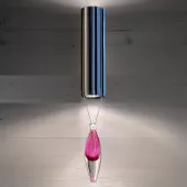 Emme Pi Light Masiero бра Anima A2, подвеска цвета рубин, 60х10х11см, 2xGU10 35W, металл покрытый белой эмалью