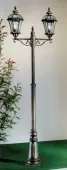Kolarz Westminster светильник напольный уличный, H 160-230, 1хE27, D 80, 100W, металл ржаво-коричневый
