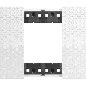 Рамка Пиксель на 1 пост (2 модуля) с одним суппортом K4702, Bticino, серия Living Now