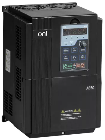 ONI Преобразователь частоты A650 380В 3Ф 15kW 32А со встроенным тормозным модулем ONI