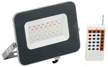 Прожектор LED СДО 07-30RGB multicolor IP65 серый IEK