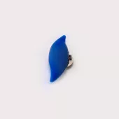 NEMBO AP P DX бра одинарное мал, голубое стекло, никель, 1*60W E14 накал., Vistosi