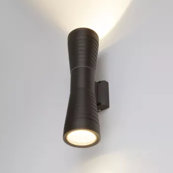 Elstandard Tube double черный уличный настенный светодиодный светильник 1502 TECHNO LED
