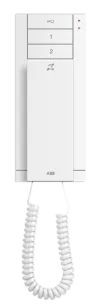 ABB-Welcome Абонентское устройство, трубка, 3 клавиши, белая, с индукционной петлёй