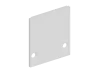 Боковая  глухая заглушка для профиля DN18506 Цвет:Белый матовый,RAL9003,Серия:DN8ALE (фото 1)