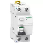 Устройство защитного отключения (УЗО) Schneider Electric Acti9 iID, 2 полюса, 40A, 30 mA, тип A, электро-механическое, ширина 2 DIN-модуля