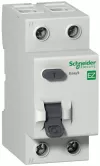 Устройство защитного отключения (УЗО) Schneider Electric Easy9, 2 полюса, 63A, 30 mA, тип AC, электронное, ширина 2 DIN-модуля