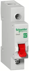 Рубильник модульный Schneider Electric Easy9, 1 полюс, 63A, ширина 1 DIN-модуль