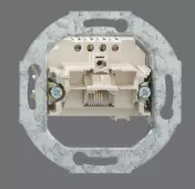 FMT Розетка (механизм) RJ12 1-я 4 конт.  UAE 8 (4) Up 0