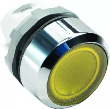 Abb COS  Кнопка MP2-21Y желтая (только корпус) с фиксацией с подсветкой