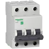 Автоматический выключатель Schneider Electric Easy9, 3 полюса, 32A, тип B, 4,5kA