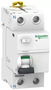 Устройство защитного отключения (УЗО) Schneider Electric Acti9 iID, 2 полюса, 63A, 30 mA, тип A, электро-механическое, ширина 2 DIN-модуля