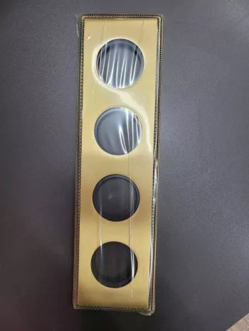 Fontini рамка Venezia Metal на 4 поста (четверная), золото