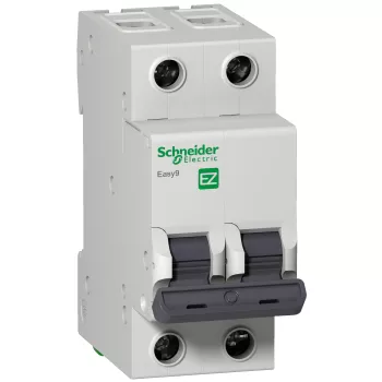 Автоматический выключатель Schneider Electric Easy9, 2 полюса, 32A, тип C, 4,5kA