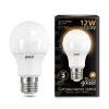 Лампа Gauss Black A60 12W 1150lm 3000K E27 LED 220V